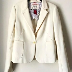 Cartonnier by Antropologie butter cream Blazer